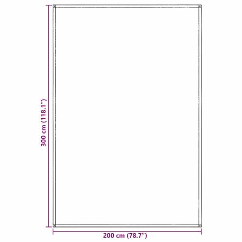Килим за палатка Синьо и сиво 300 x 200 cm Полиетилен