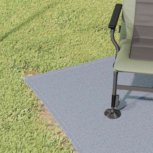 Килим за палатка Синьо и сиво 350 x 250 cm Полиетилен