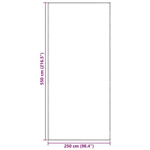 Килим за палатка Синьо и сиво 550 x 250 cm Полиетилен