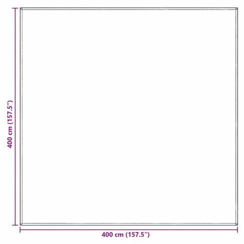 Килим за палатка Синьо и сиво 400 x 400 cm Полиетилен