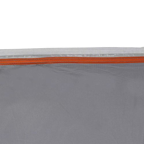 Каравана палатка за 5 души Сив и оранжев 410 x 275 x 245 см