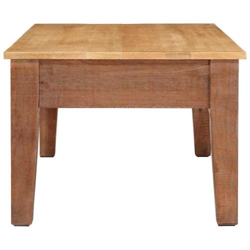 Масичка за кафе Кафяво 110 x 55 x 40 cm Солидно мангово дърво