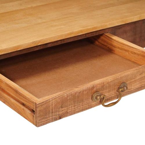 Масичка за кафе Кафяво 110 x 55 x 40 cm Солидно мангово дърво