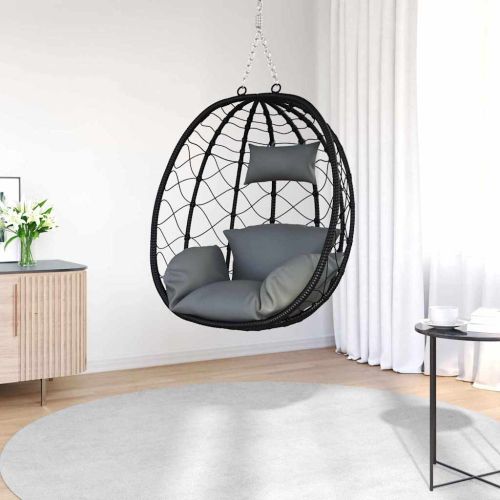 Висящ стол яйце Антрацит 91,5 x 54,5 x 107 см полиратан