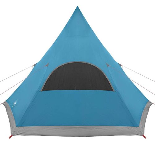 Тент тип Teepee за 5 души с покрив Синьо 545 x 450 x 295 см