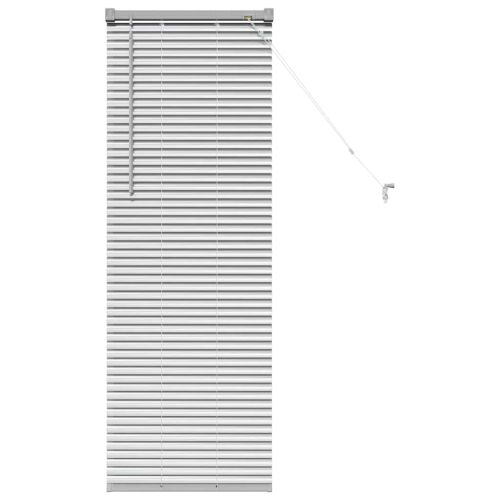 Вертикални щори Сребрист 130 x 45 см Алуминий