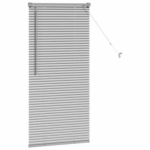 Вертикални щори Сребрист 130 x 60 см Алуминий