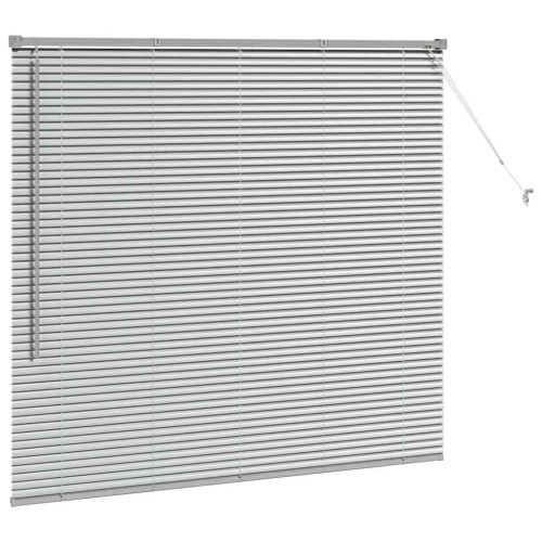 Вертикални щори Сребрист 130 x 145 см Алуминий