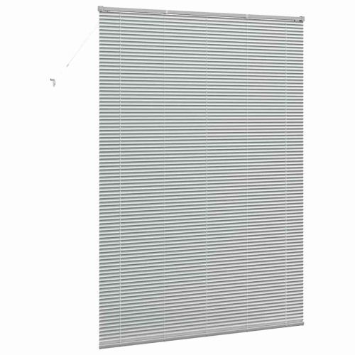 Вертикални щори Сребрист 220 x 160 см Алуминий