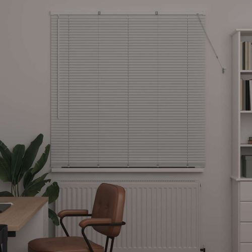 Вертикални щори Бяло 175 x 130 см Алуминий