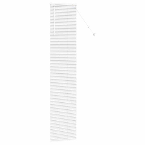 Вертикални щори Бяло 220 x 45 см Алуминий