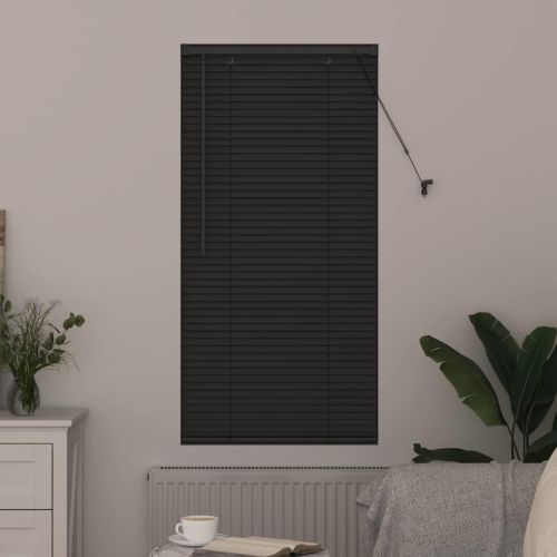 Вертикални щори Тъмен сив 130 x 60 см Алуминий