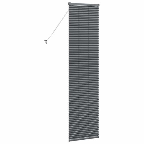 Вертикални щори Тъмен сив 175 x 50 см Алуминий