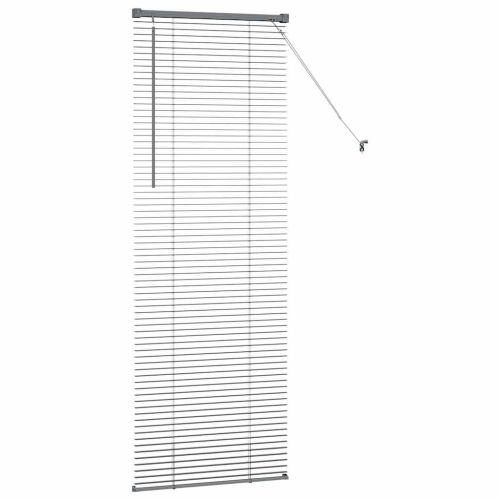 Вертикални щори Тъмен сив 175 x 60 см Алуминий