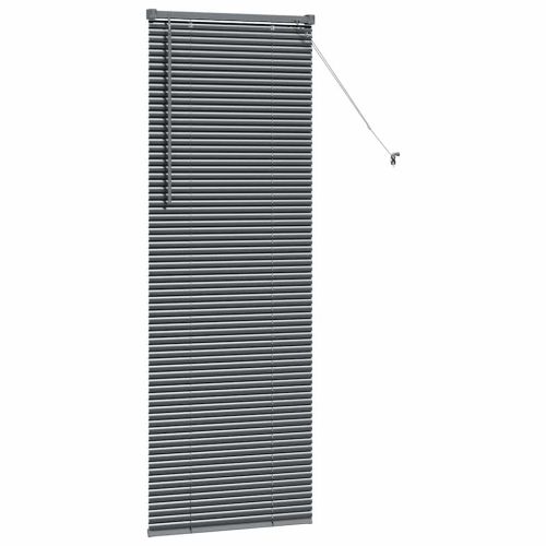 Вертикални щори Тъмен сив 175 x 60 см Алуминий