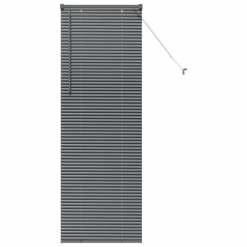 Вертикални щори Тъмен сив 175 x 65 см Алуминий