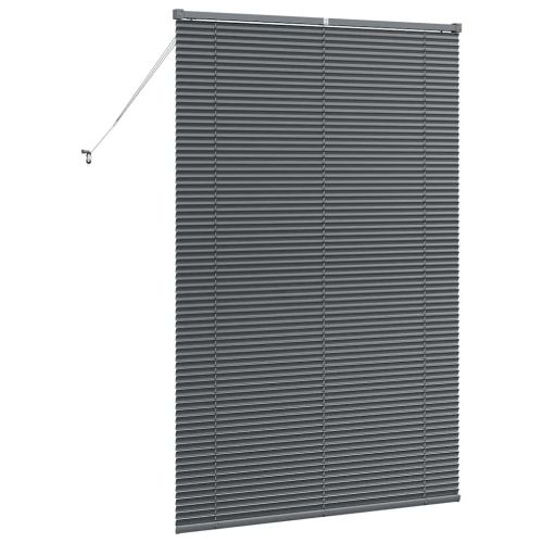 Вертикални щори Тъмен сив 175 x 120 см Алуминий