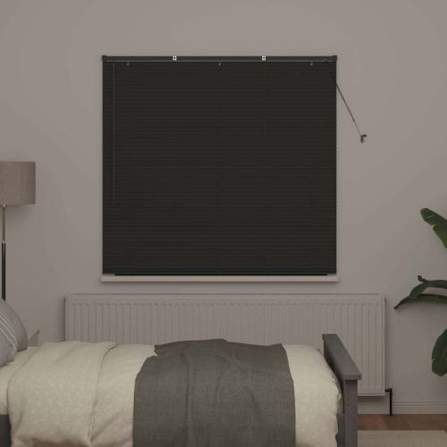 Вертикални щори Тъмен сив 175 x 145 см Алуминий