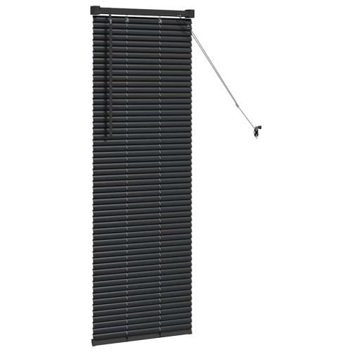 Вертикални щори Черно 130 x 45 см Алуминий