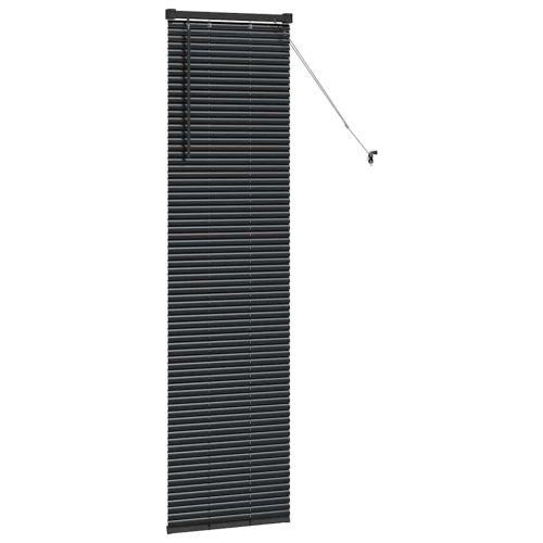 Вертикални щори Черно 175 x 40 см Алуминий