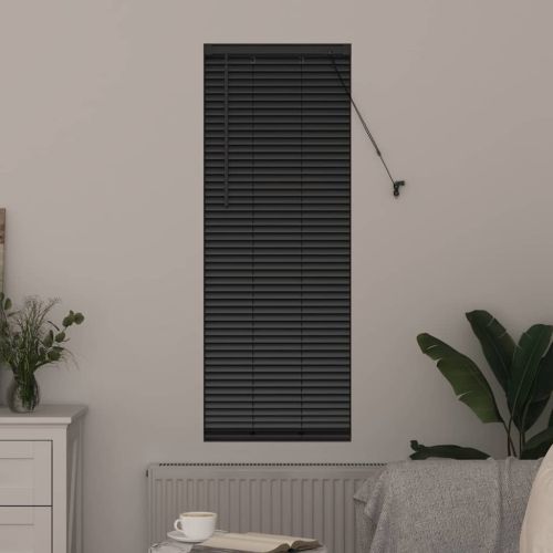 Вертикални щори Черно 175 x 45 см Алуминий