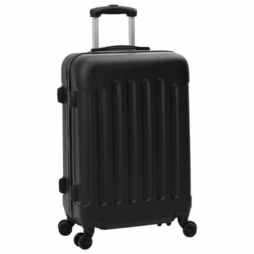Куфар с заключване 3 pcs Черно 50 x 31 x 78 см ABS пластмаса