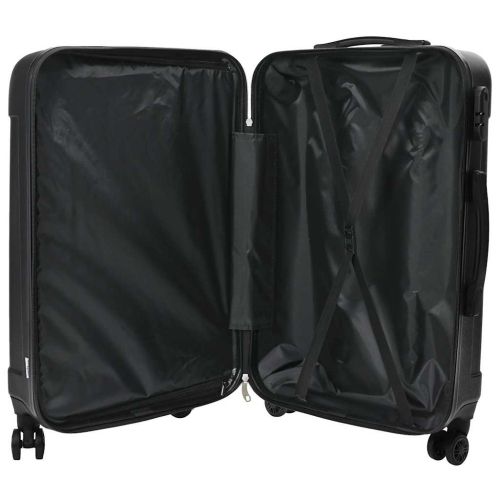 Куфар с заключване 3 pcs Черно 50 x 31 x 78 см ABS пластмаса