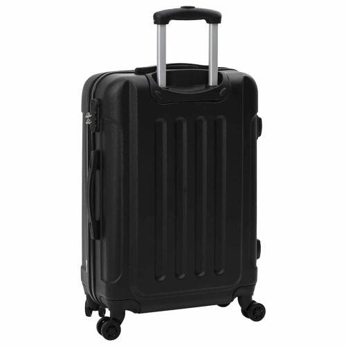 Куфар с заключване 3 pcs Черно 50 x 31 x 78 см ABS пластмаса