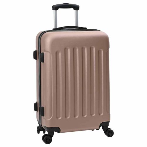 Куфар 3 pcs Розово злато 50 x 31 x 78 см ABS пластмаса