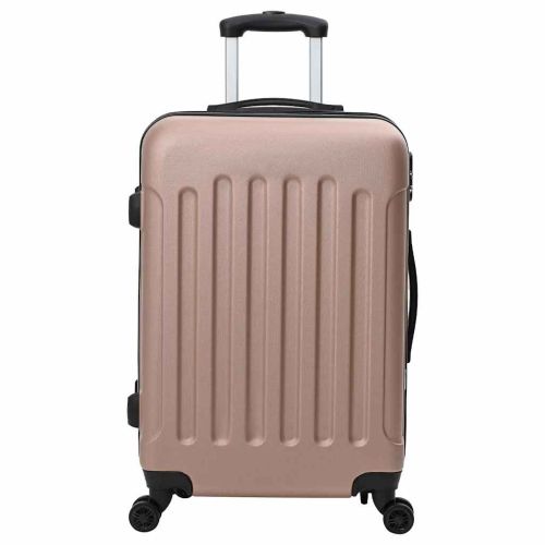 Куфар 3 pcs Розово злато 50 x 31 x 78 см ABS пластмаса