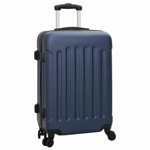 Куфар 3 pcs Тъмен син 50 x 31 x 78 см ABS пластмаса