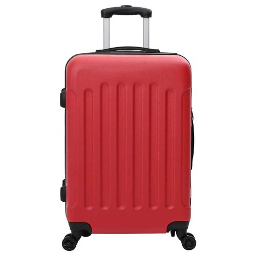 Куфар с заключване 3 pcs Червено 50 x 31 x 78 см ABS пластмаса