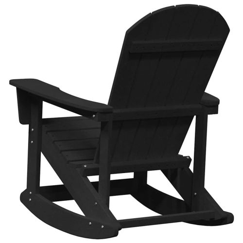 Люлеещ се стол Adirondack Черно 92 x 73,5 x 92 см HDPE