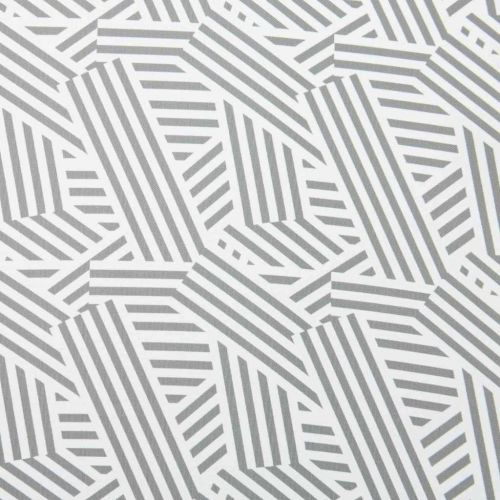 Плажен чадър Сив и бял 160 x 160 x 196 см Полиестер и стомана