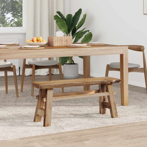 Пейка Естествен 100 x 29 x 43,5 см Солидно тиково дърво