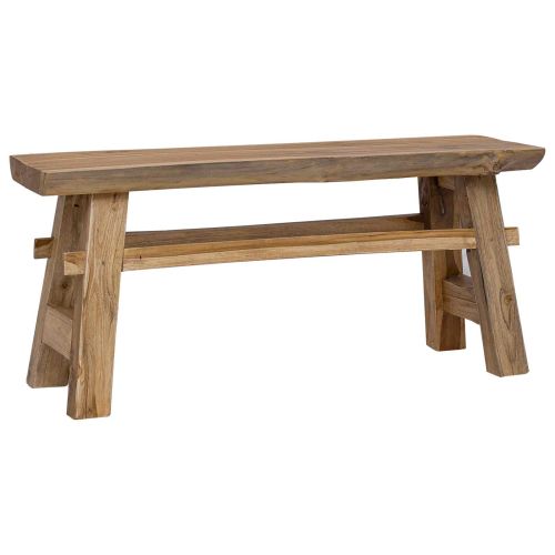 Пейка Естествен 100 x 29 x 43,5 см Солидно тиково дърво