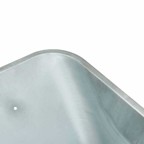 Подмяна на чиния за количка Сребрист 88 x 60 x 32 см Стомана