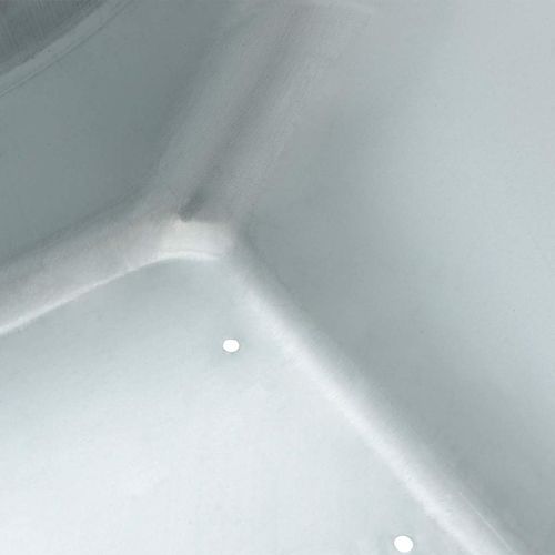 Подмяна на чиния за количка Сребрист 88 x 60 x 32 см Стомана