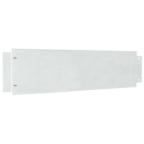 Ограничители за тревни площи 5 pcs Сребрист 100 x 25 x 0,07 см