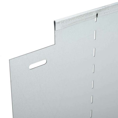 Ограничители за тревни площи 5 pcs Сребрист 100 x 25 x 0,07 см