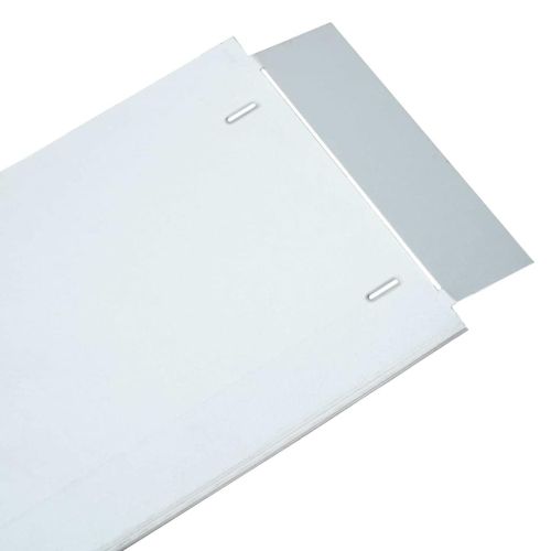 Ограничители за тревни площи 5 pcs Сребрист 100 x 25 x 0,07 см