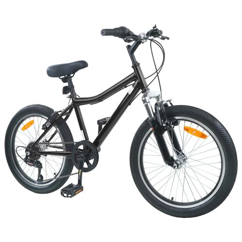 Детски Велосипед 20 инча 6-Speed за 6–11 години Черно