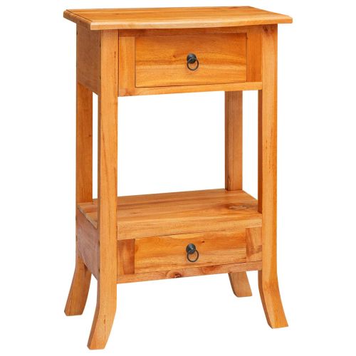 Конзолна маса с чекмедже Естествен 50,5 x 30 x 75,5 см