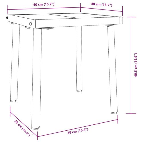Шезлонг 2 pcs Черно полиратан