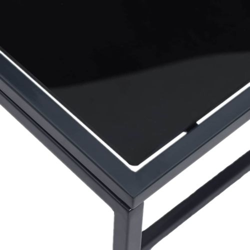 Шезлонги 2-човек 3 pcs Черно и антрацит Стомана