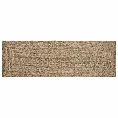 Килими за помещение Естествено и черно 80 x 250 cm юта
