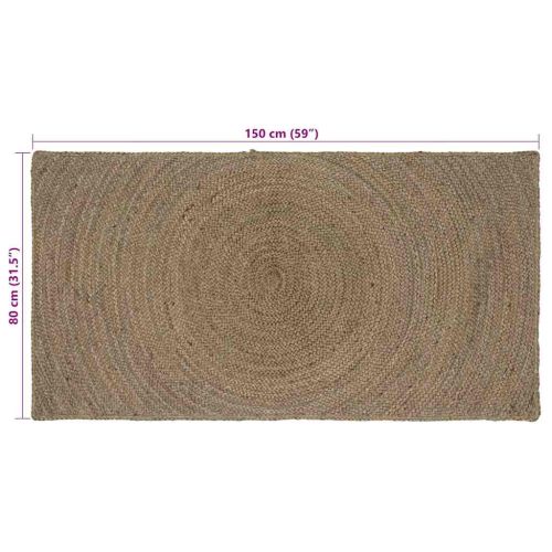 Килими за помещение Сиво 80 x 150 cm юта