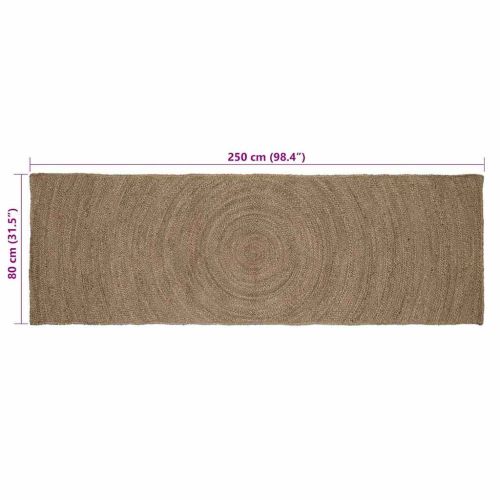 Килими за помещение Сиво 80 x 250 cm юта