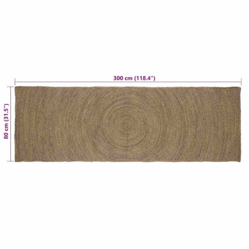 Килими за помещение Сиво 80 x 300 cm юта