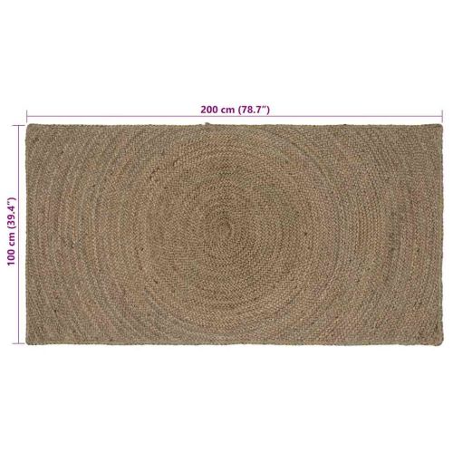 Килими за помещение Сиво 100 x 200 cm юта